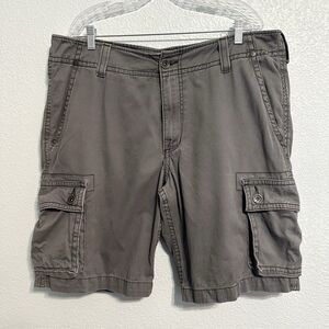 Rock & Republic Cargo Shorts Men’s Size 38 Taylor Gray Rugged R&R Thick Casual